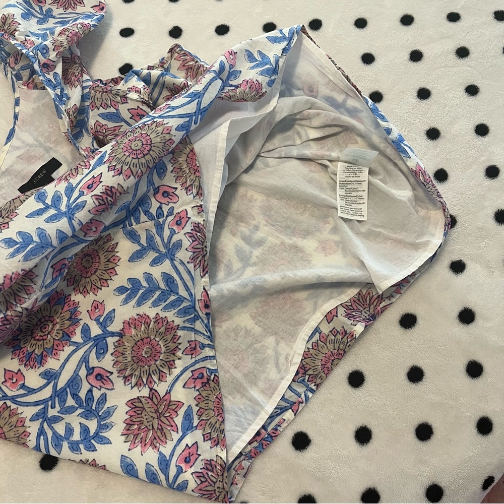 J. Crew Floral Top Women’s Size XL - Picture 7 of 8